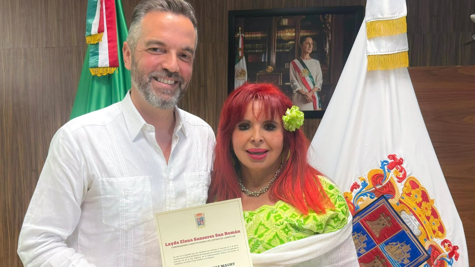 Sansores y Lavalle muy campechanos…