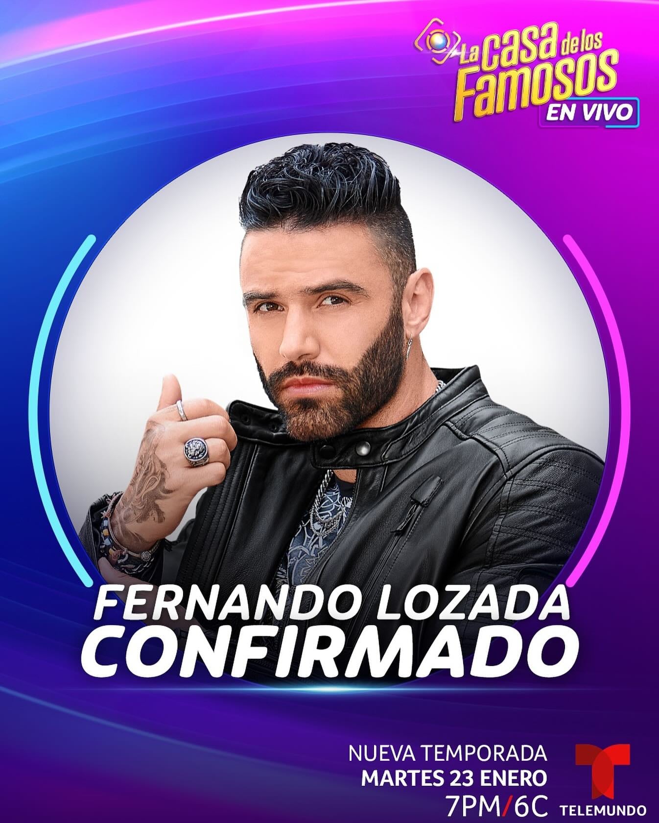 Fernando Lozada es el octavo habitante de La Casa de los Famosos