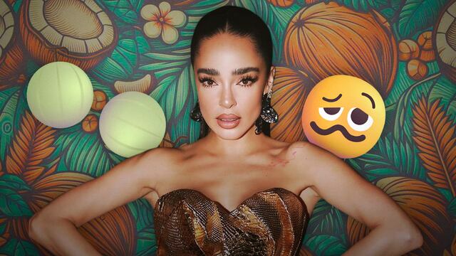 Manelyk González explica porque sus senos se le vieron chuecos.