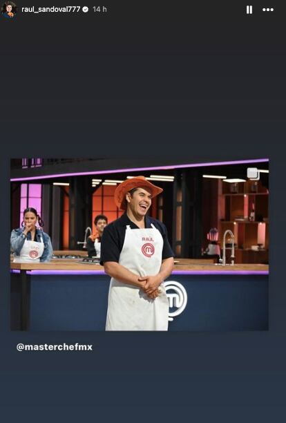 Raúl Sandoval queda eliminado de MasterChef Celebrity 2024