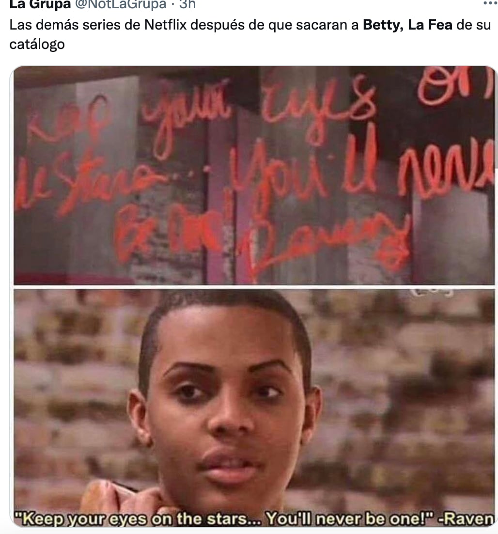 Memes sobre la salida de 'Betty, la fea' de Netflix