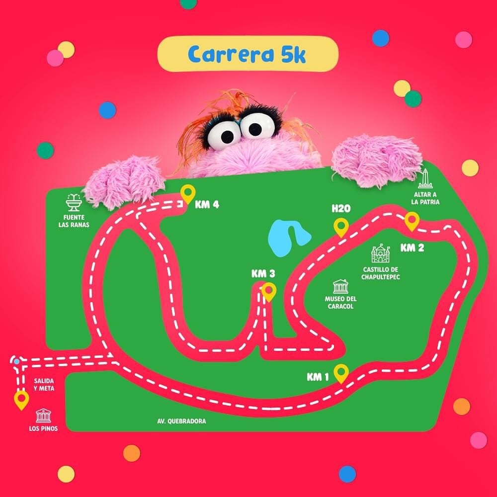 Carrera de Plaza Sésamo Regalando Sonrisas