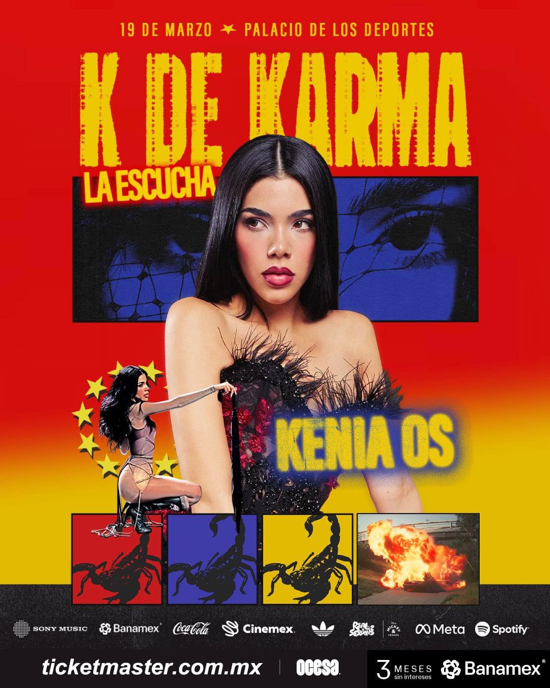 "K de Karma", disco de Kenia Os.