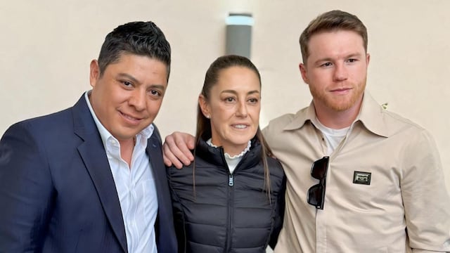 Ricardo Gallardo se reunió con Claudia Sheinbaum y “el Canelo” Álvarez