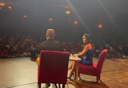 Martha Higareda y Lewis Howes