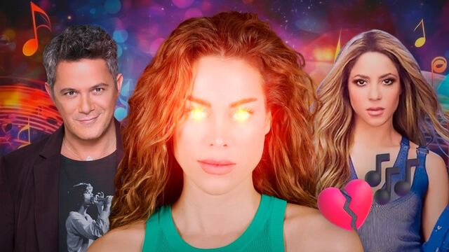 Alejandro Sanz, Shakira y Candela Márquez