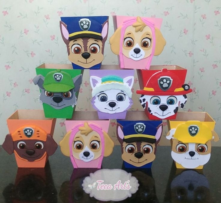 5 bonitos dulceros de Paw Patrol que puedes hacer para las fiestas infantiles
