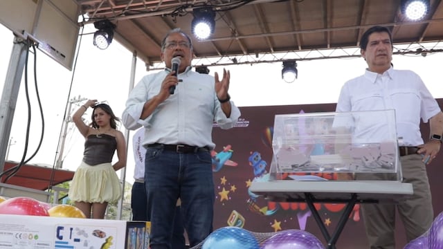 Andrés Mijes impulsa espacios familiares con fiesta del Día del Niño