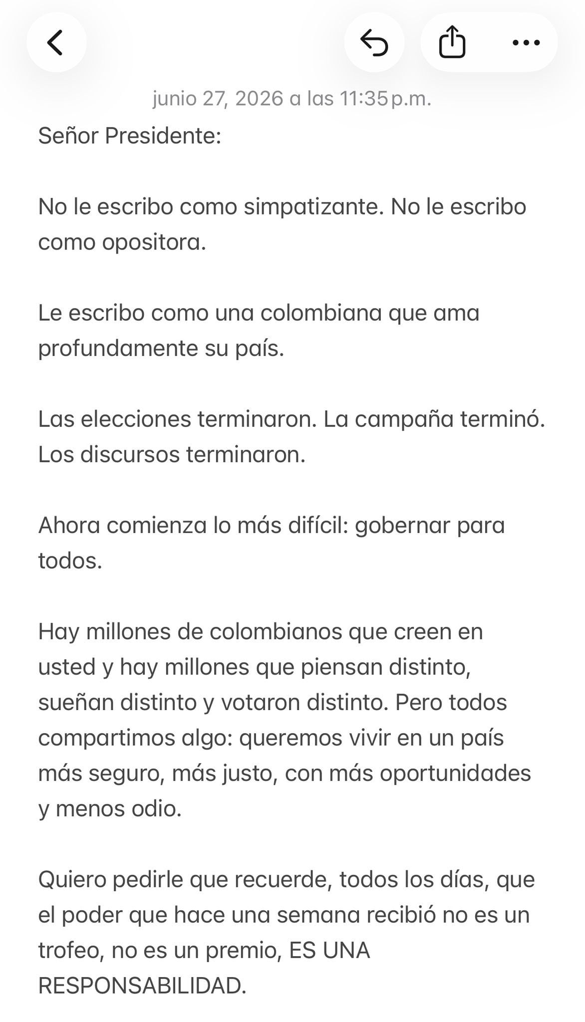 Karol G manda carta a De la Espriella