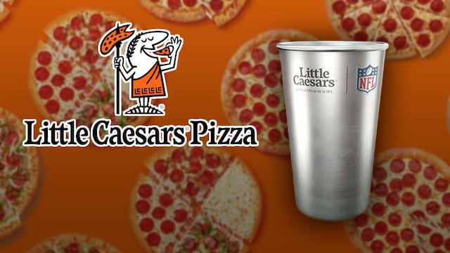 Vaso coleccionable de Little Caesars