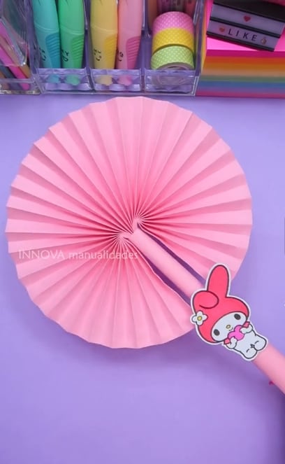 Abanico de papel de bolsillo