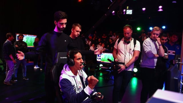 Videojugador de la Copa del Mundo Interactiva.