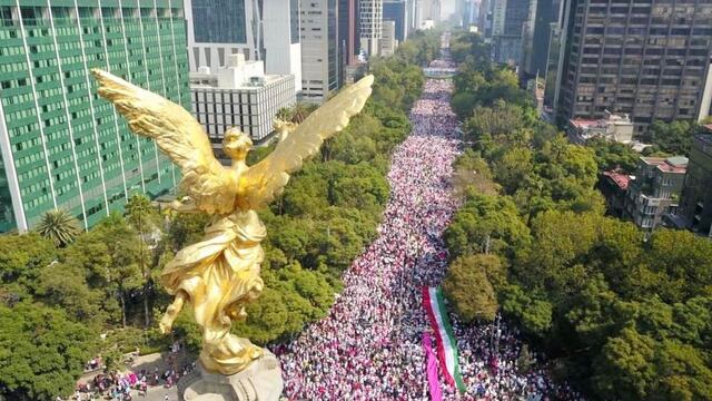 Marcha por el INE en CDMX
