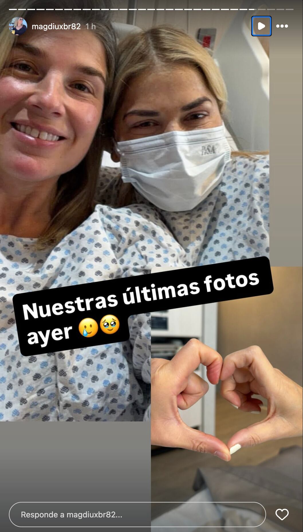 Magda Bleizeffer se despide de Ana Lucía Bleizeffer en Instagram