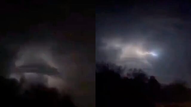 Fenómeno OVNI visto durante tormenta en Estados Unidos