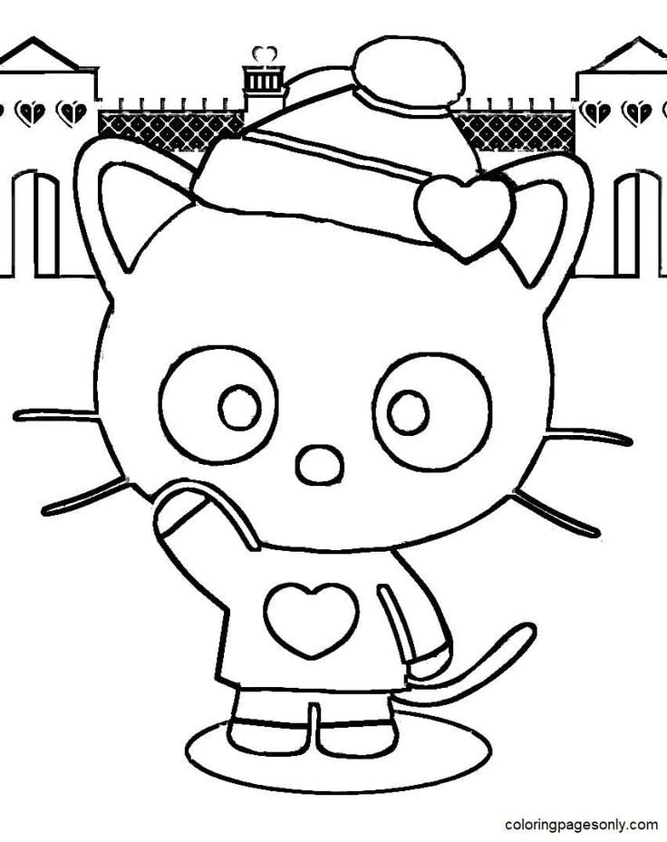 Dibujos de Chococat para colorear