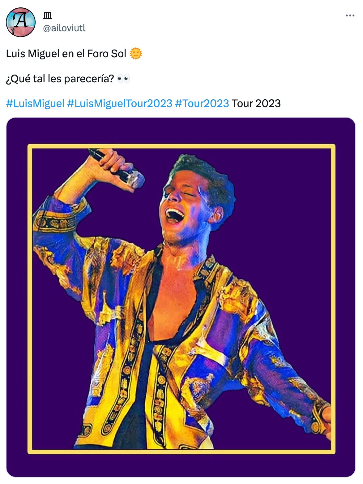 Luis Miguel en el Foro Sol