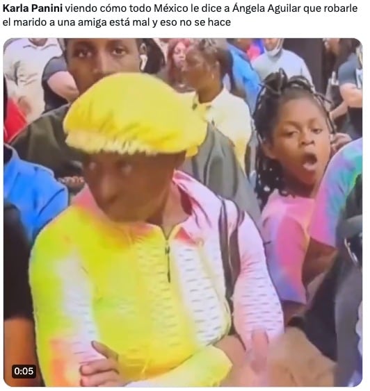 Memes comparan a Ángela Aguilar con Karla Panini por su relación con Christian Nodal