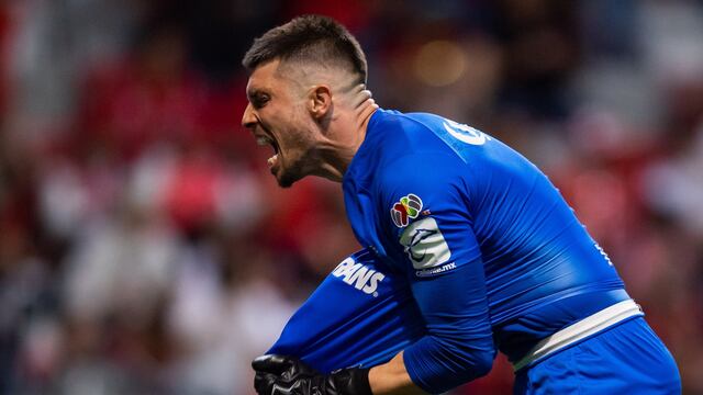 Tiago Volpi, en la victoria de Toluca sobre Tigres.