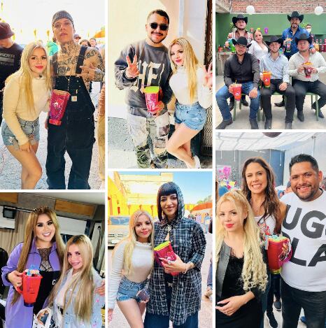 Famosos que se echaron una licuachela en Dolls Drinks
