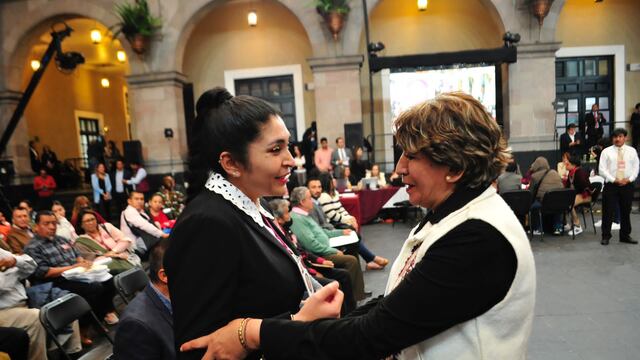 Delfina Gómez en Audiencia Ciudadana