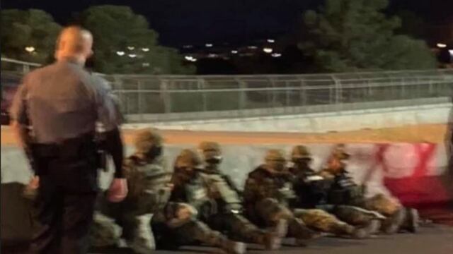 Militares mexicanos detenidos en Estados Unidos