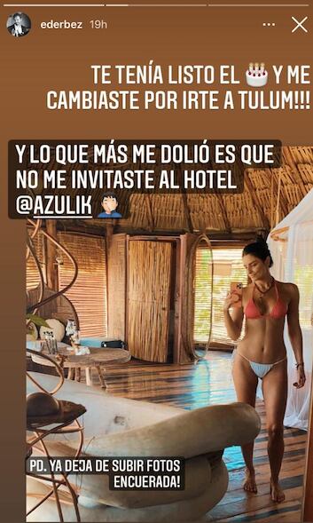 Eugenio Derbez regañó en 2021 a Aislinn Derbez por subir fotos 'encuerada'