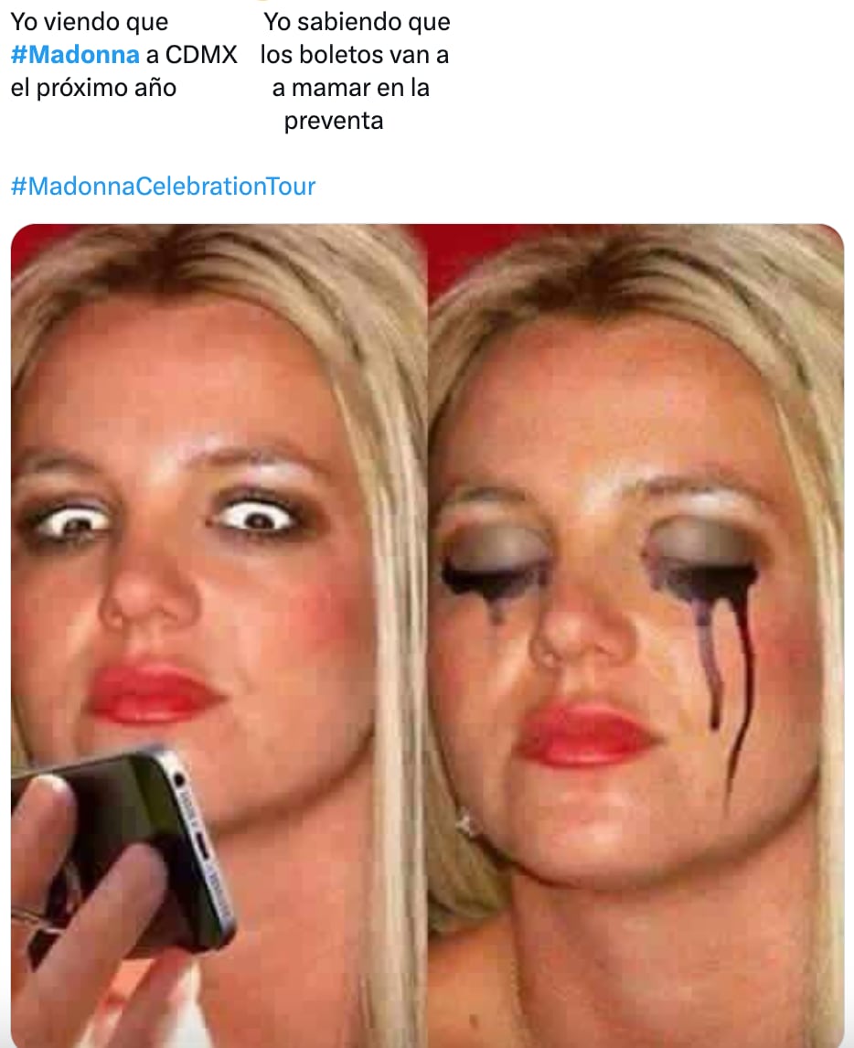 Memes inundan las redes tras el anuncio del concierto de Madonna en México