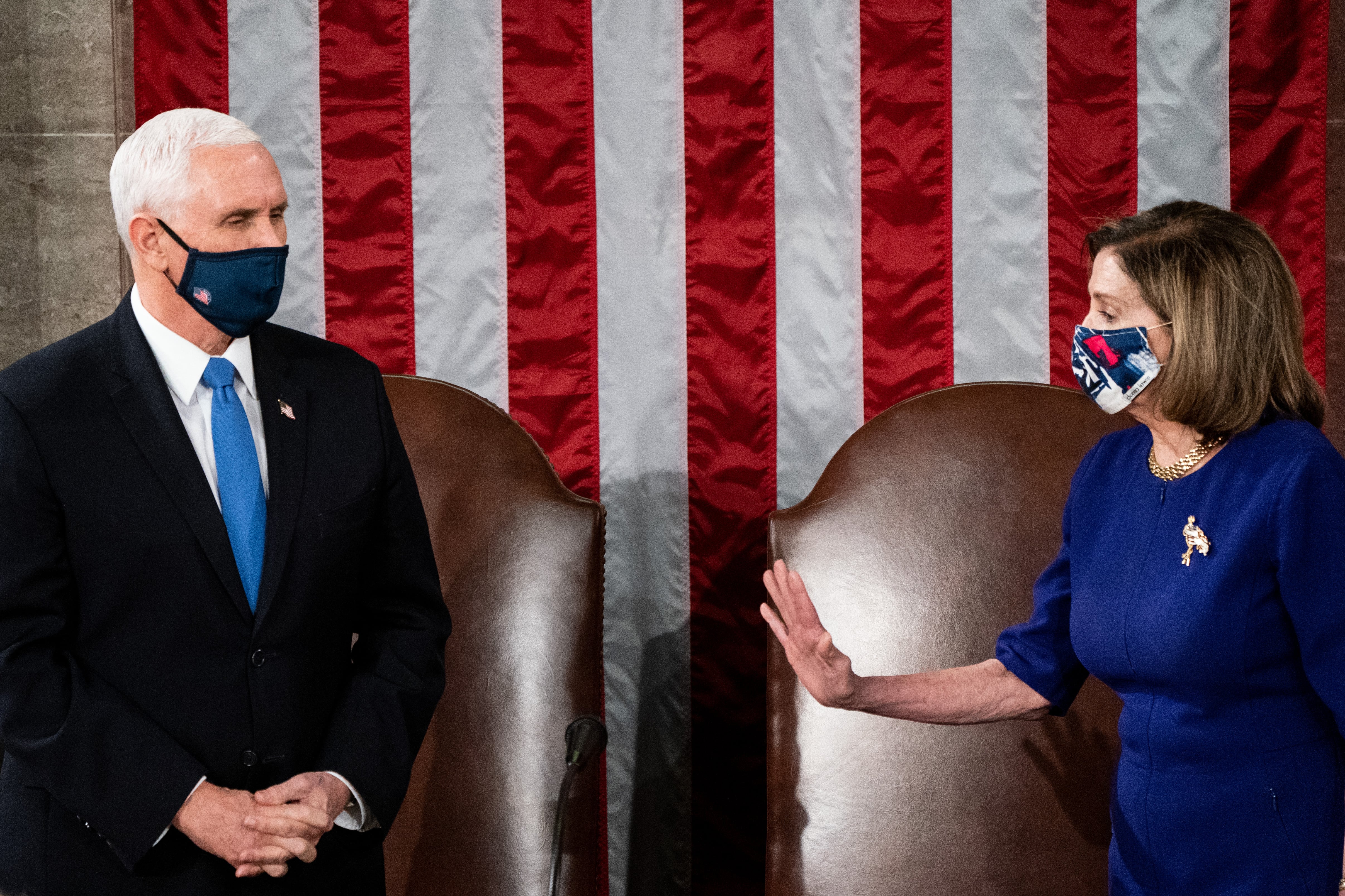 Mike Pence y Nancy Pelosi