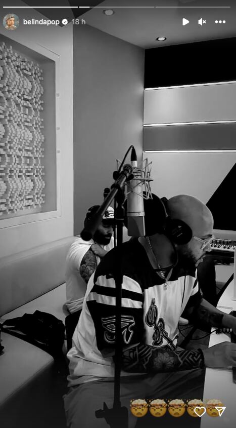 Belinda se impacta por el proceso de la canción.
