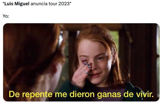 Luis Miguel desata los memes tras anunciar su Tour 2023