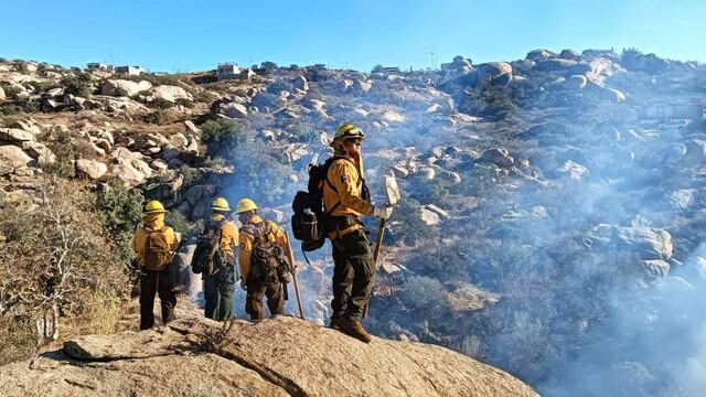 Incendios en Tecate Baja California hoy 16 de enero 2025