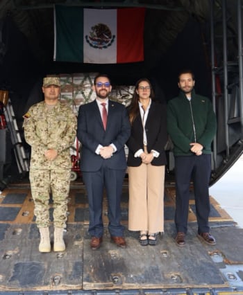 Embajada de Colombia en México agradece ayuda humanitaria