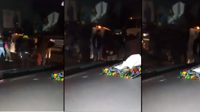 Cierran circulación por volcadura de combi en autopista México - Pachuca