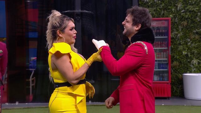 Wendy Guevara y Nicola Porcella