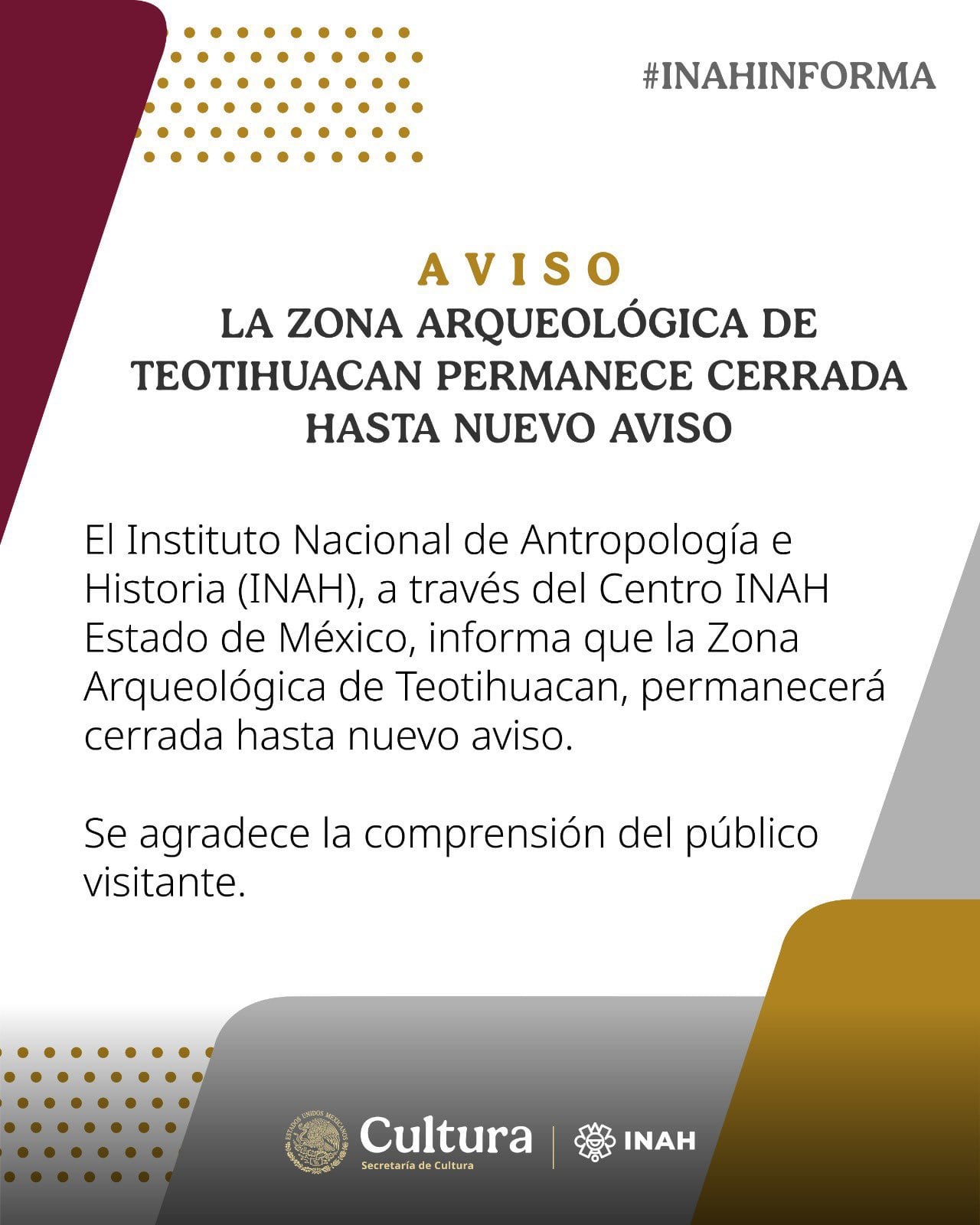 Teotihuacán cierra al público tras ataque que dejó 13 heridos