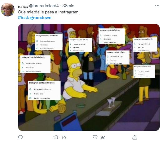 Memes caída de Instagram en todo México