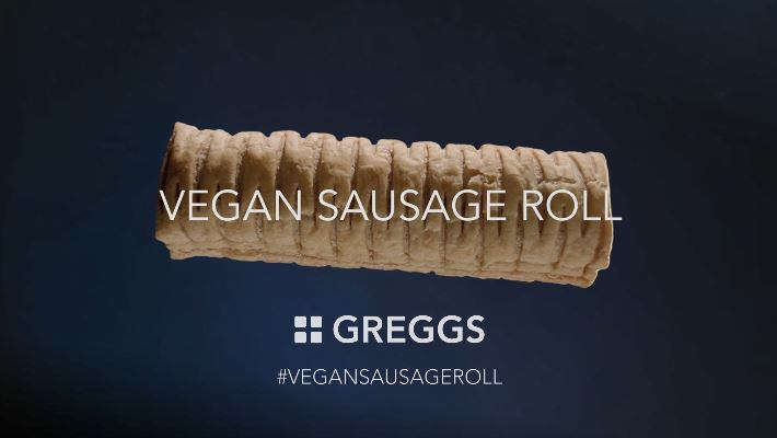 Empanada de salchica vegana
