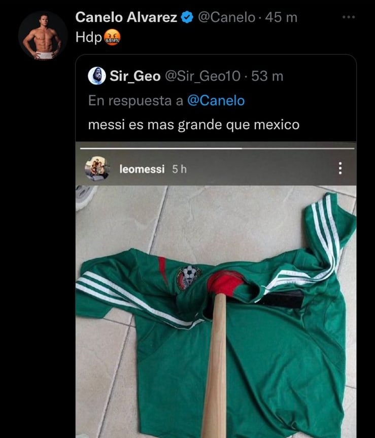 La molestia de Canelo lo ha llevado a creer incluso en capturas falsas.