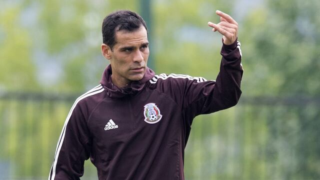 Rafael Márquez en entrenamiento.