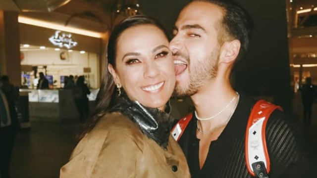 Michel Duval y su mamá, Consuelo Duval