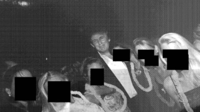 Donald Trump en fiesta de Jeffrey Epstein