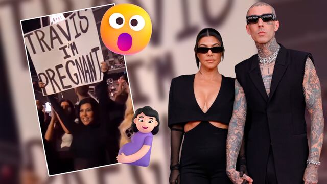 Kourtney Kardashian revela que está embarazada de Travis Barker durante concierto de Blink 182