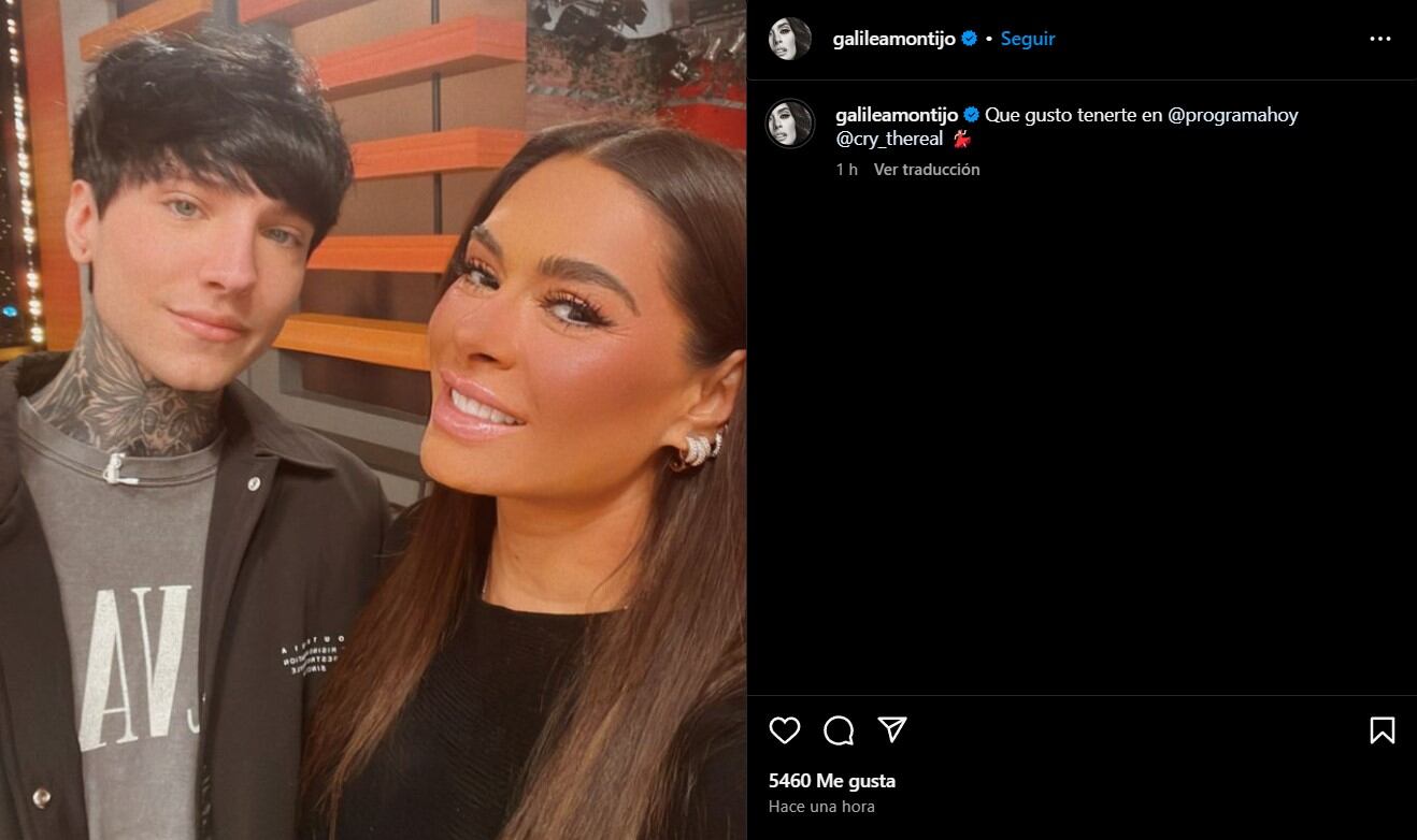 Galilea Montijo y Cry