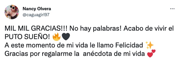 Mensaje de Nancy Olvera