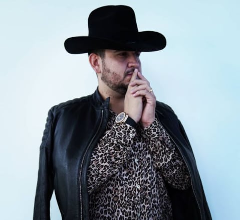 Edén Muñoz, vocalista 'Calibre 50'.