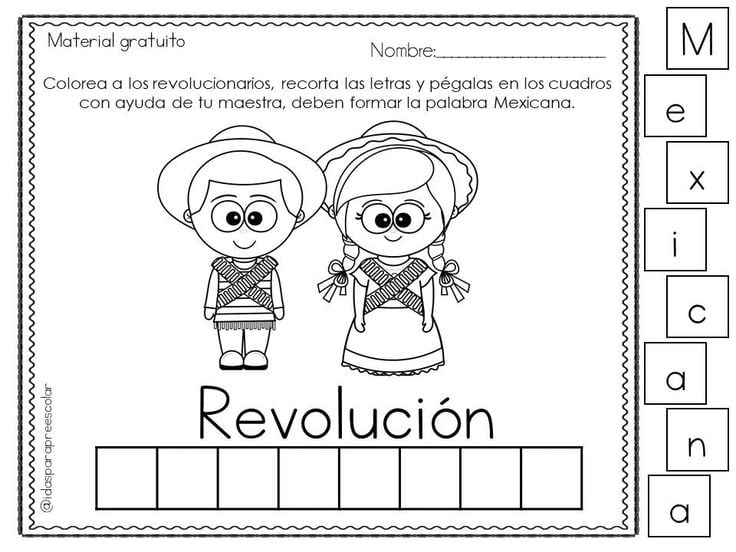 Actividades escolares de la Revolución Mexicana para hacer el 20 de noviembre