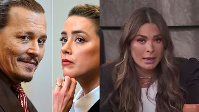 Galilea Montijo, Amber Heard y Johnny Depp