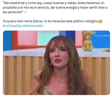 Fans de Elaine Haro acusan machismo tras su salida de La Casa de los Famosos México 2025.