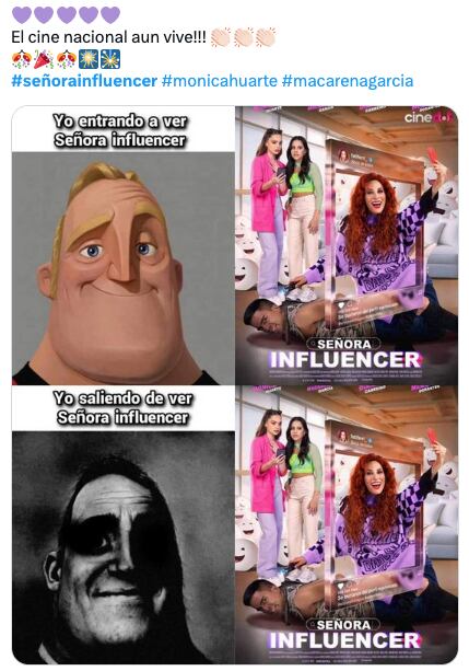 Memes de la película Señora Influencer aseguran que es cine